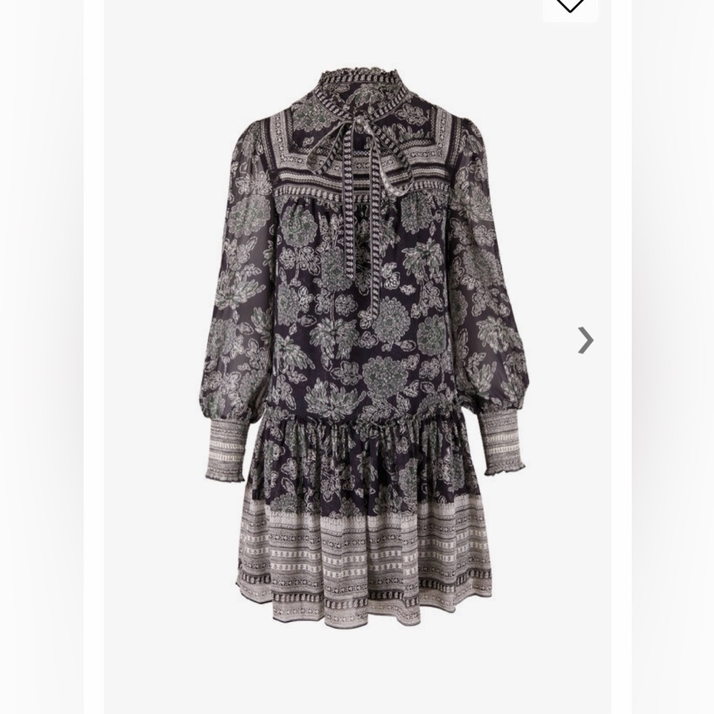 VERONICA BEARD
Nadila Black Print Long Sleeve Dress
$695